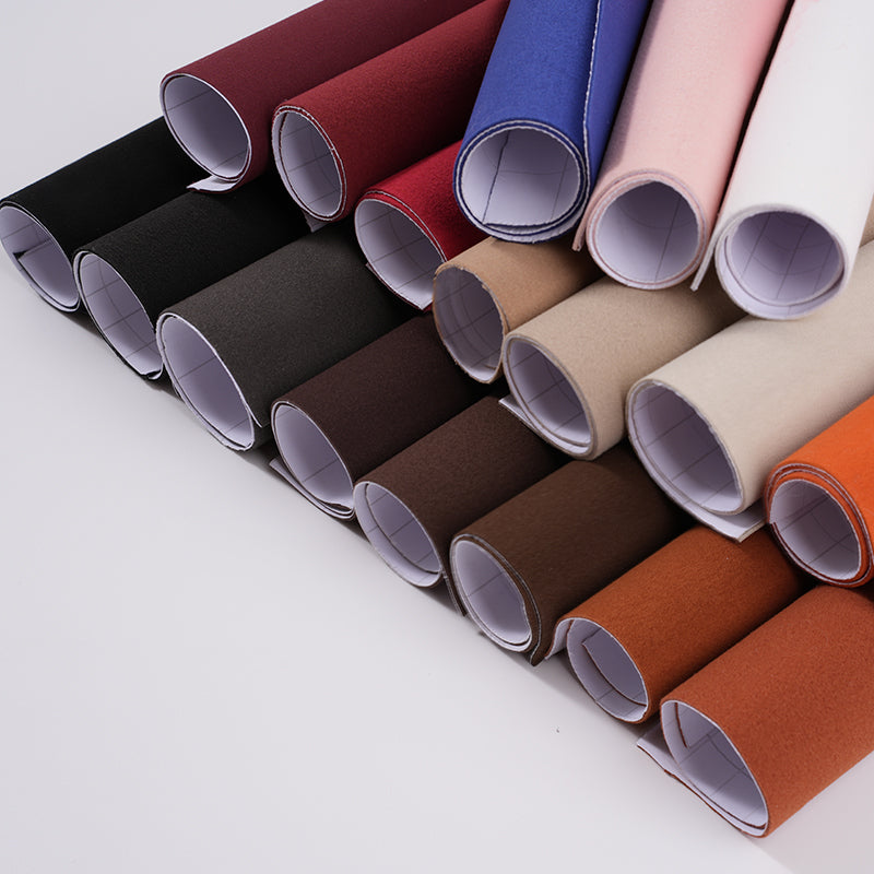 Microfiber Suede Fabric  Film(Sapphire Blue)