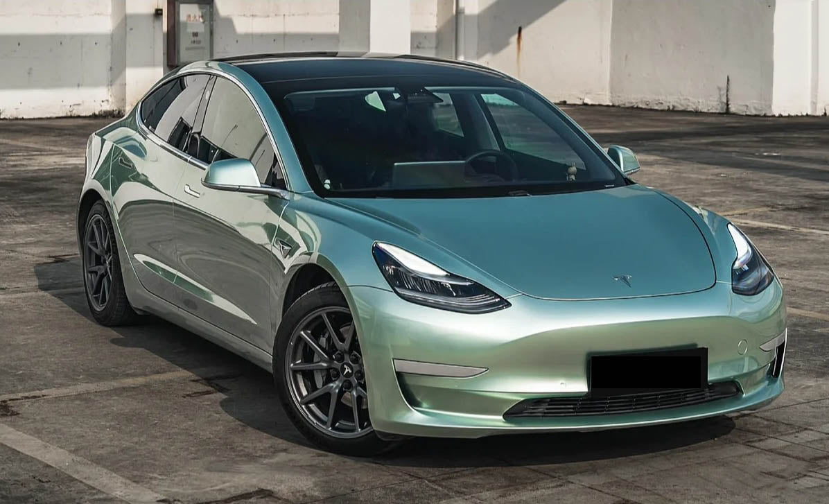 Liquid Metal Grise Cyan(FYL-6890J) Car TPU Color PPF