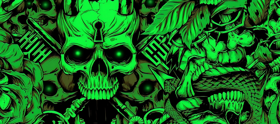 Skull series Custom Vinyl Car Wrap