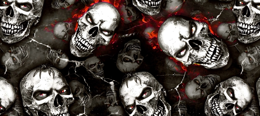 Skull series Custom Vinyl Car Wrap