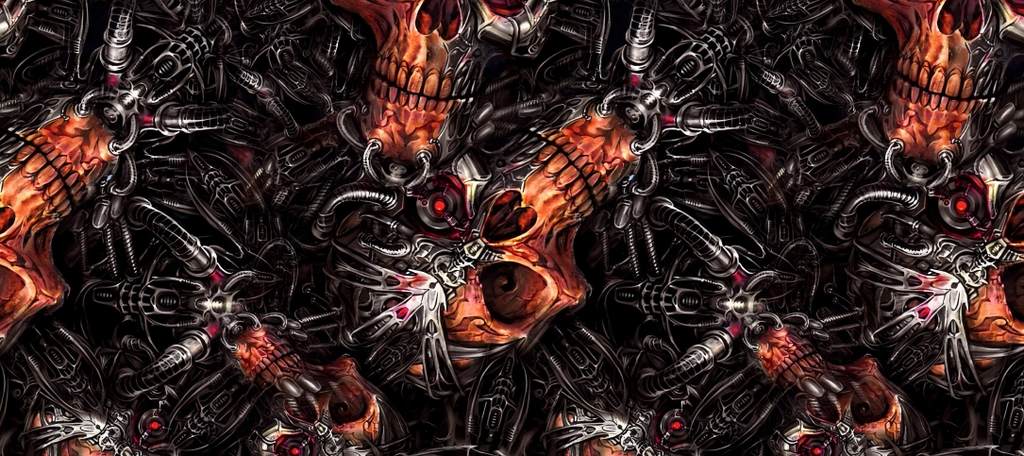 Skull series Custom Vinyl Car Wrap