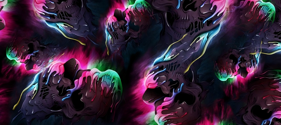 Skull series Custom Vinyl Car Wrap