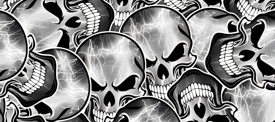 Skull series Custom Vinyl Car Wrap