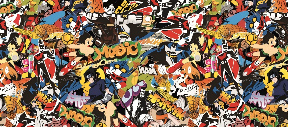 Cartoon series Custom Vinyl Car Wrap