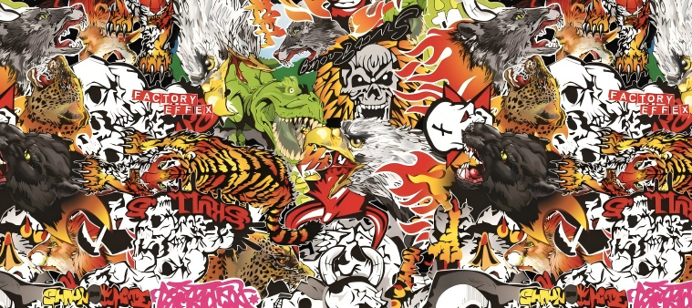 Cartoon series Custom Vinyl Car Wrap