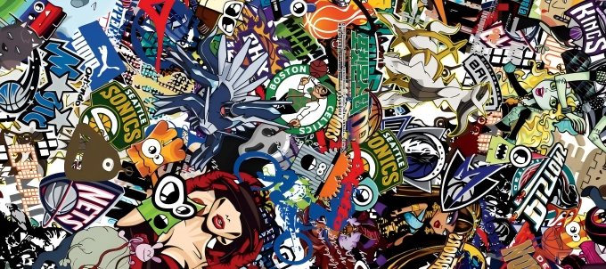 Cartoon series Custom Vinyl Car Wrap