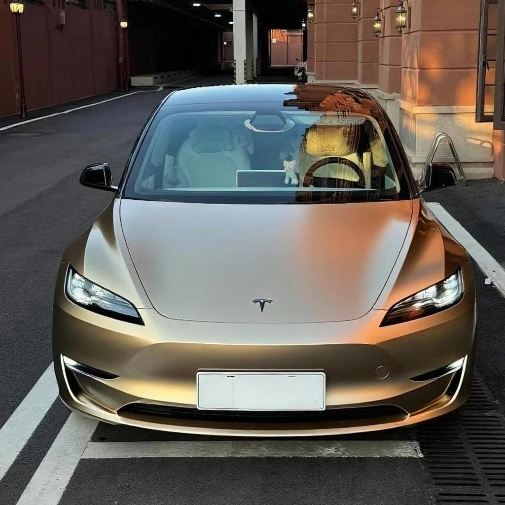 Gloss Metallic Champagne Gold(FYL-PET035) Car Film Viny Wrap