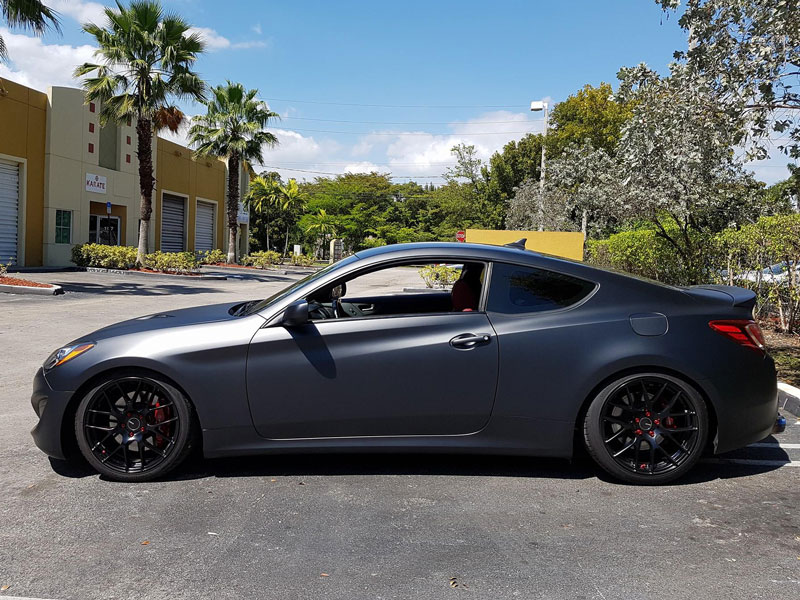 Matte Metallic Black(FYL-PET085) Car Film Viny Wrap