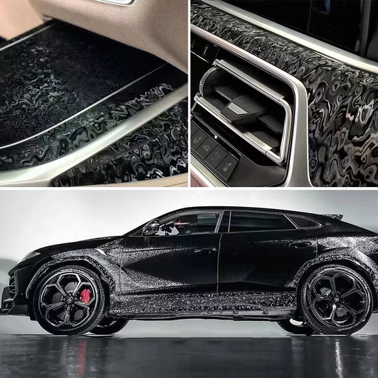 Ghost Metaverse Black(FYL-PET176) Car Film Viny Wrap