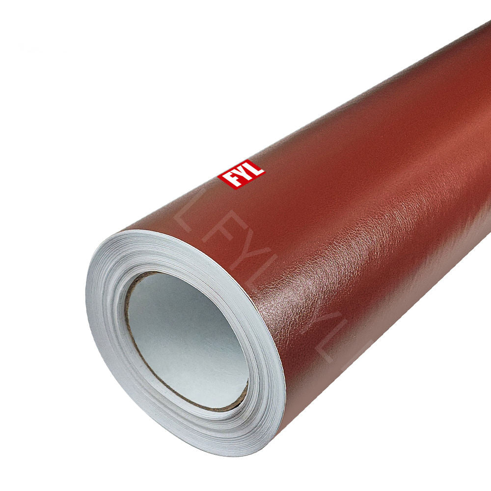 Skin Texture 2 way-stretch Leather Car Interior Film (Brown)