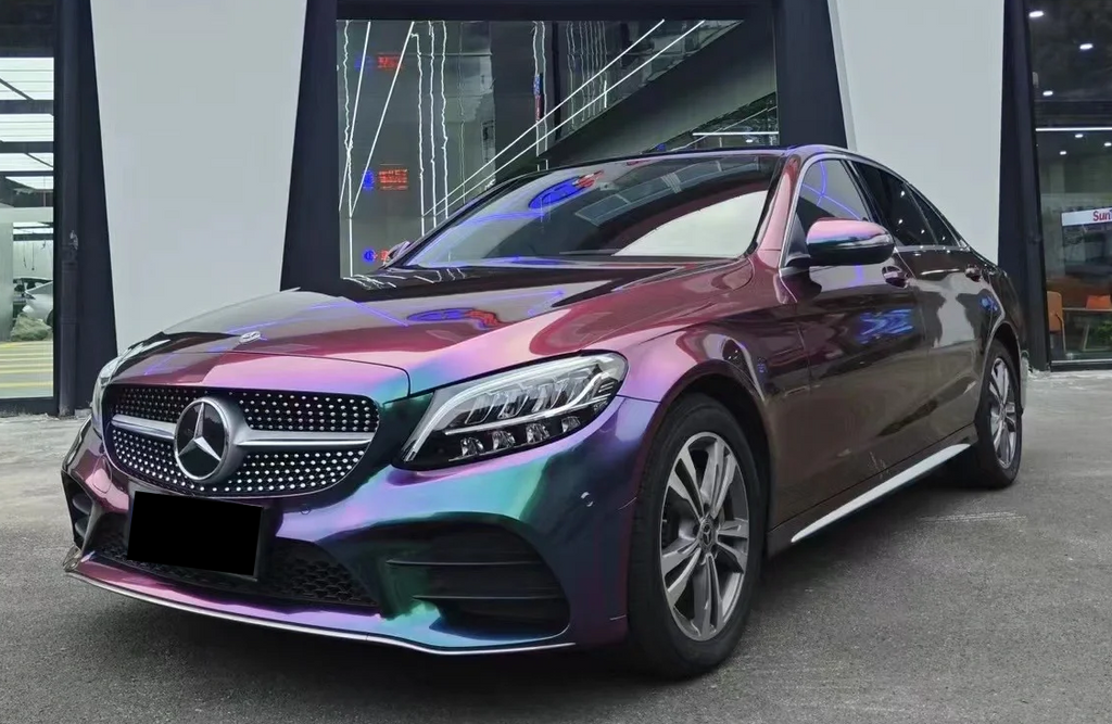 Chameleon Grass Green Red(FYL-TPU137) Car TPU Color PPF