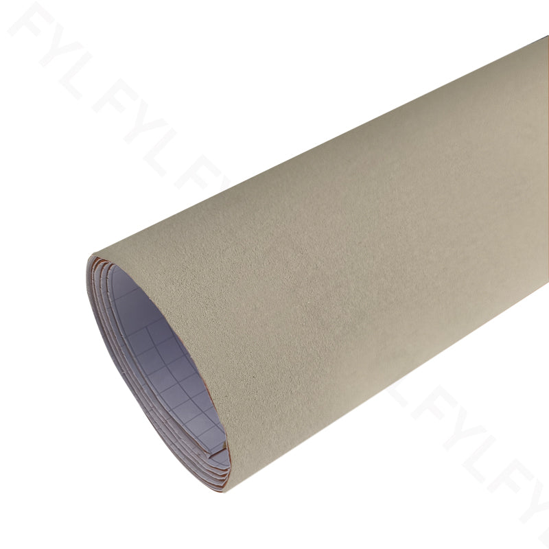 Microfiber Suede Fabric  Film(Ivory)