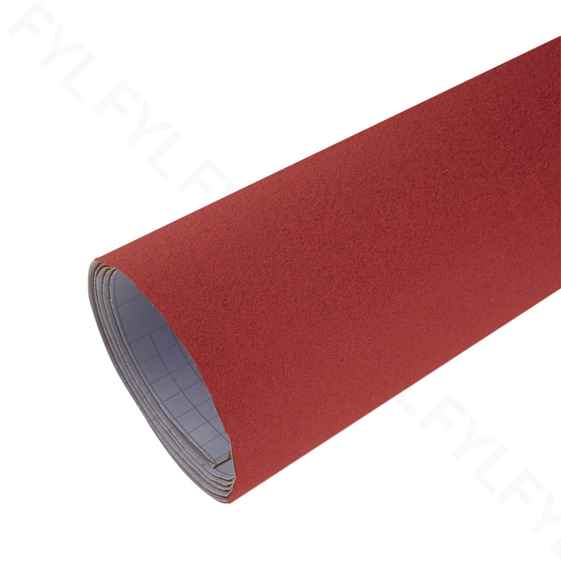 Microfiber Suede Fabric  Film(Red)