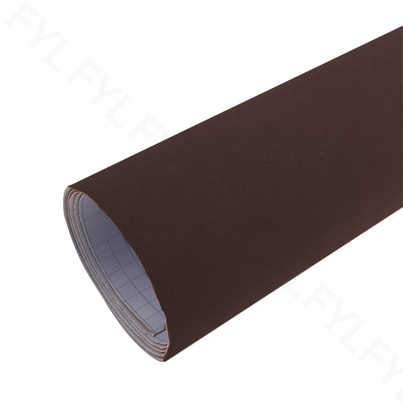 Microfiber Suede Fabric  Film(Chestnut Brown)