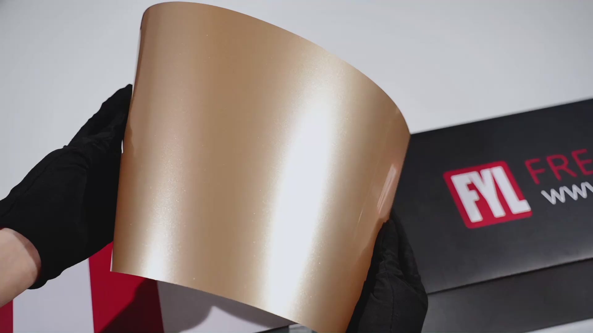 Gloss Metallic Champagne Gold(FYL-PET035) Car Film Viny Wrap