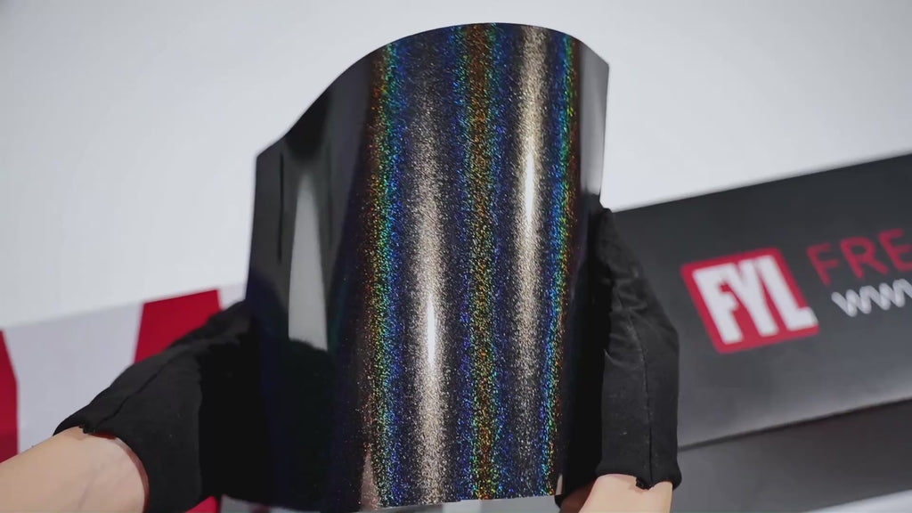 Colorful Laser Black(FYL-PET104) Car Film Viny Wrap