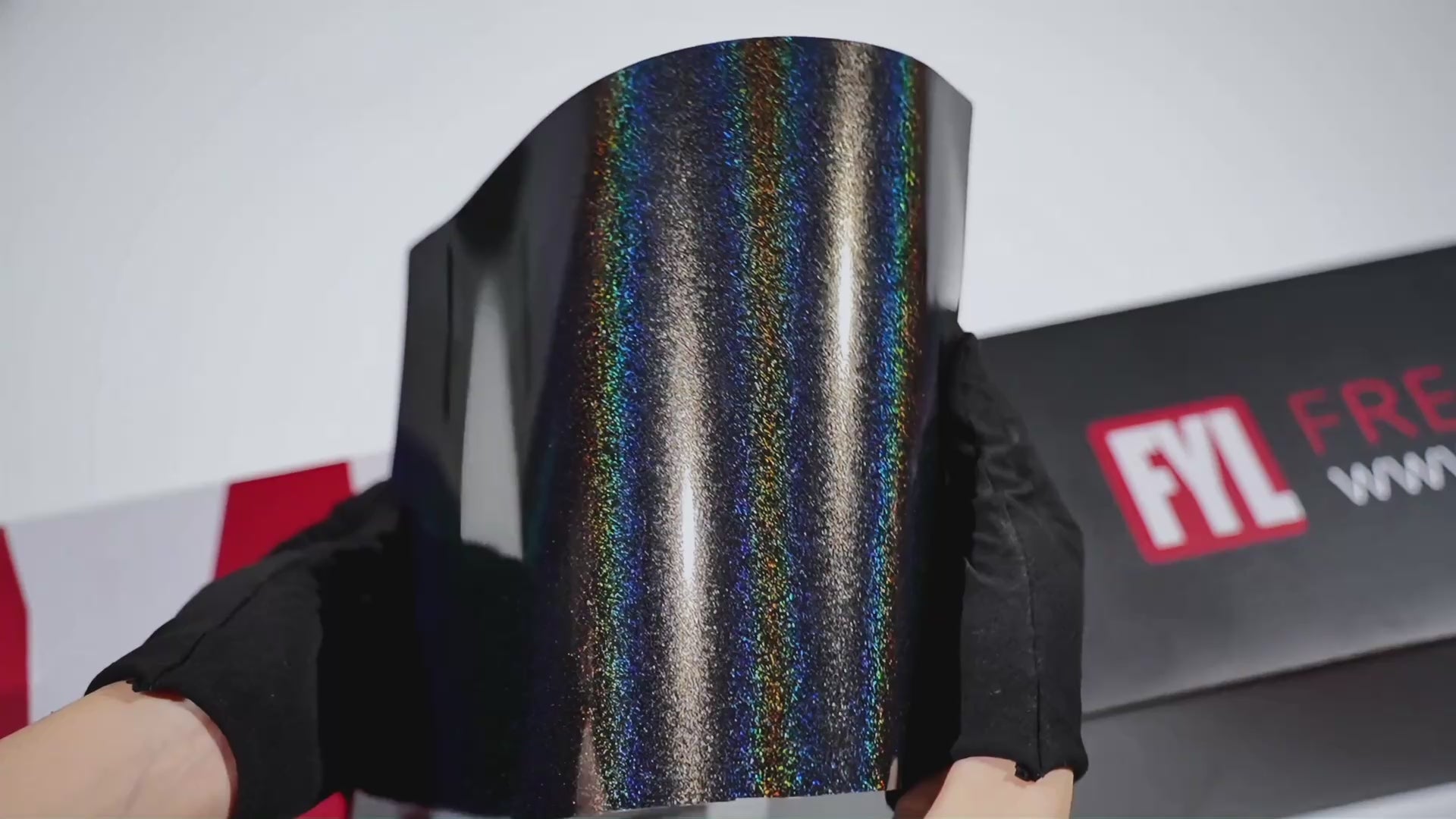 Colorful Laser Black(FYL-PET104) Car Film Viny Wrap