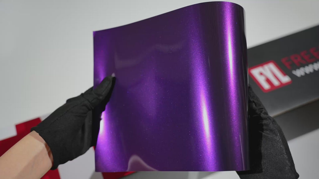 Bright Black Charm Purple(FYL-TPU086) Car TPU Color PPF