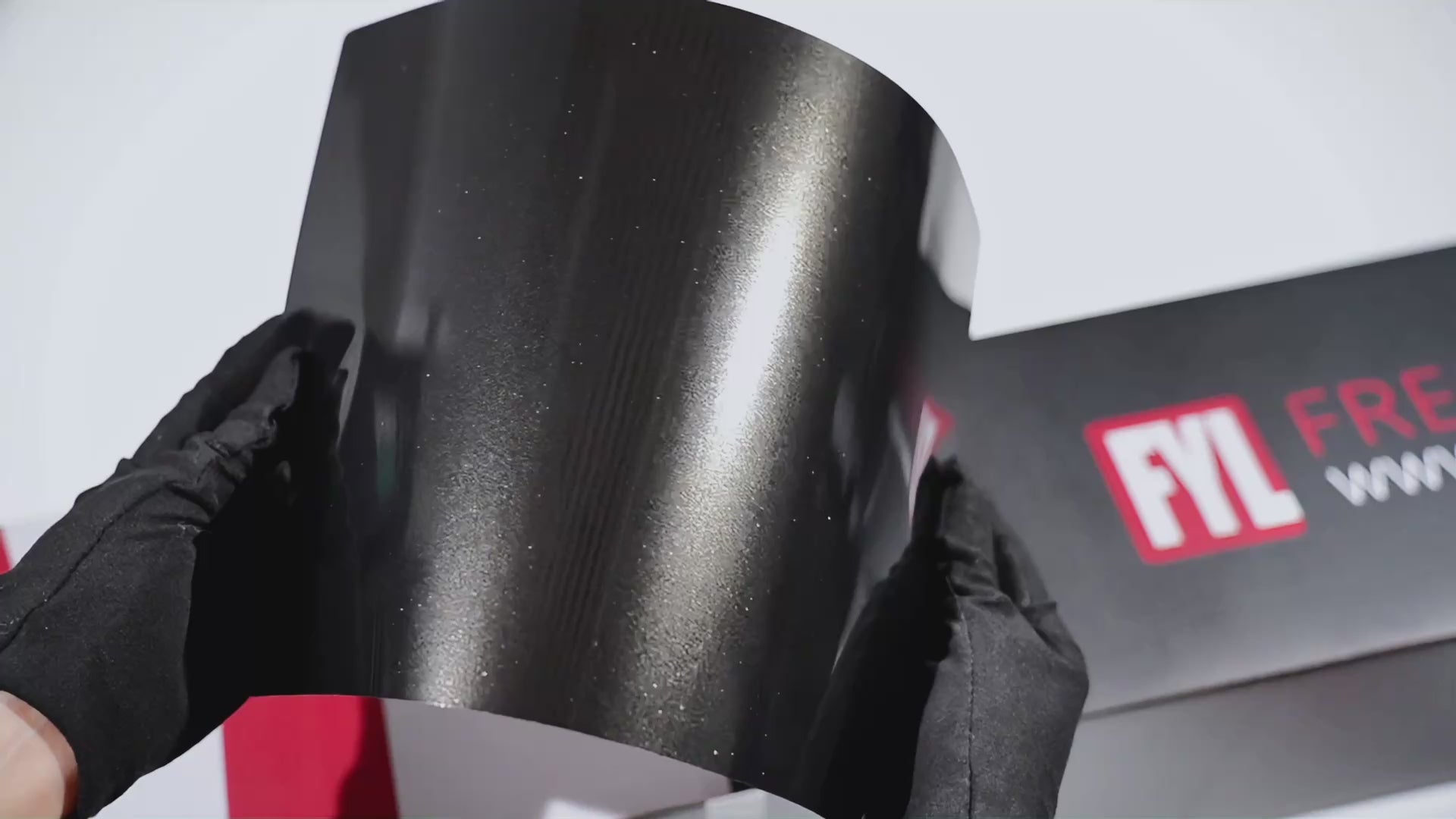 Gloss Metallic Black(FYL-PET031) Car Film Viny Wrap