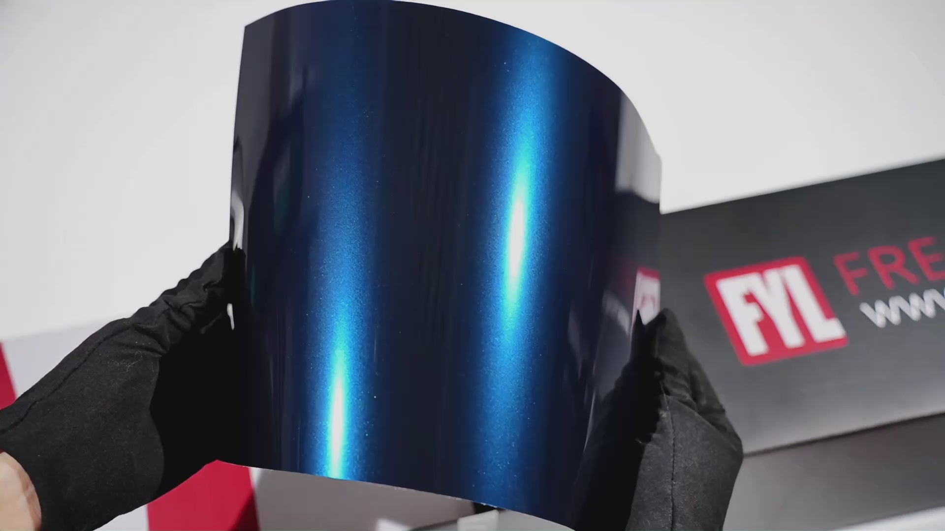 Gloss Metal Midnight cyan(FYL-PET040) Car Film Viny Wrap