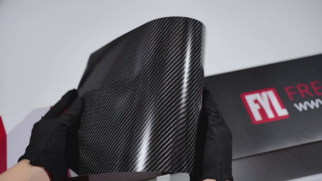 Glossy 6D Carbon Black(FYL-PET203) Car Film Viny Wrap