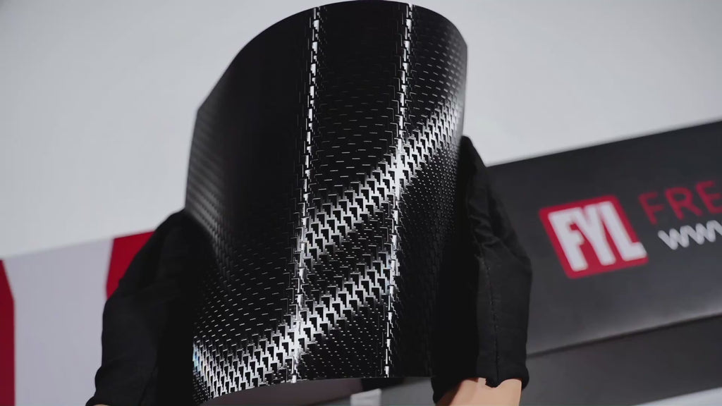 Triangle Carbon Fiber(FYL-PET174) Car Film Viny Wrap