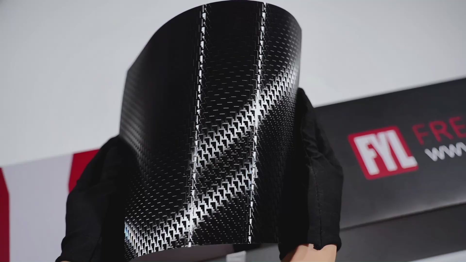 Triangle Carbon Fiber(FYL-PET174) Car Film Viny Wrap