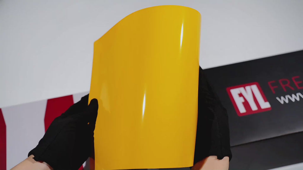 Gloss Sunflower Yellow(FYL-PET021) Car Film Viny Wrap